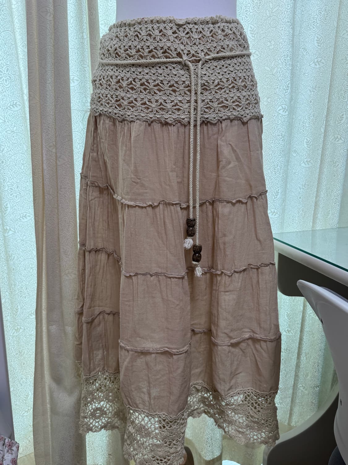 Vintage Morigirl long skirt 상품이미지4