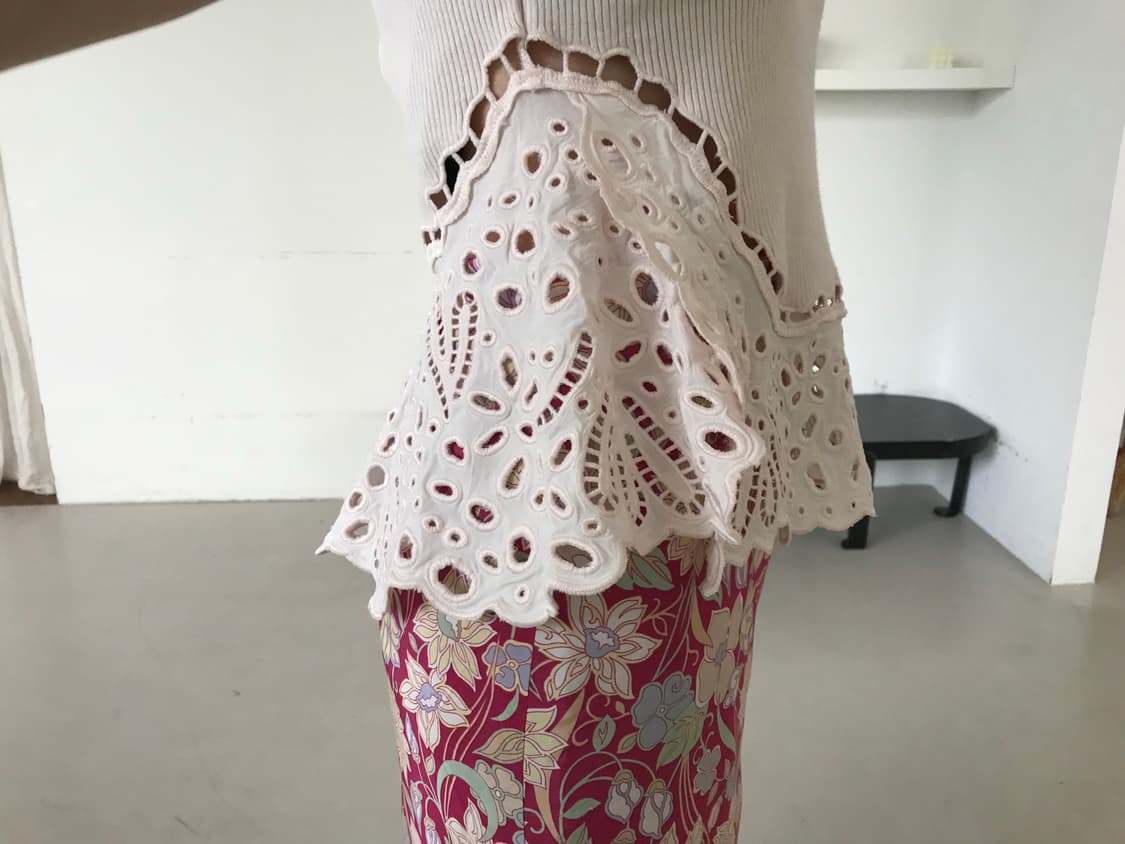 vintage eyelet sleeveless 상품이미지4