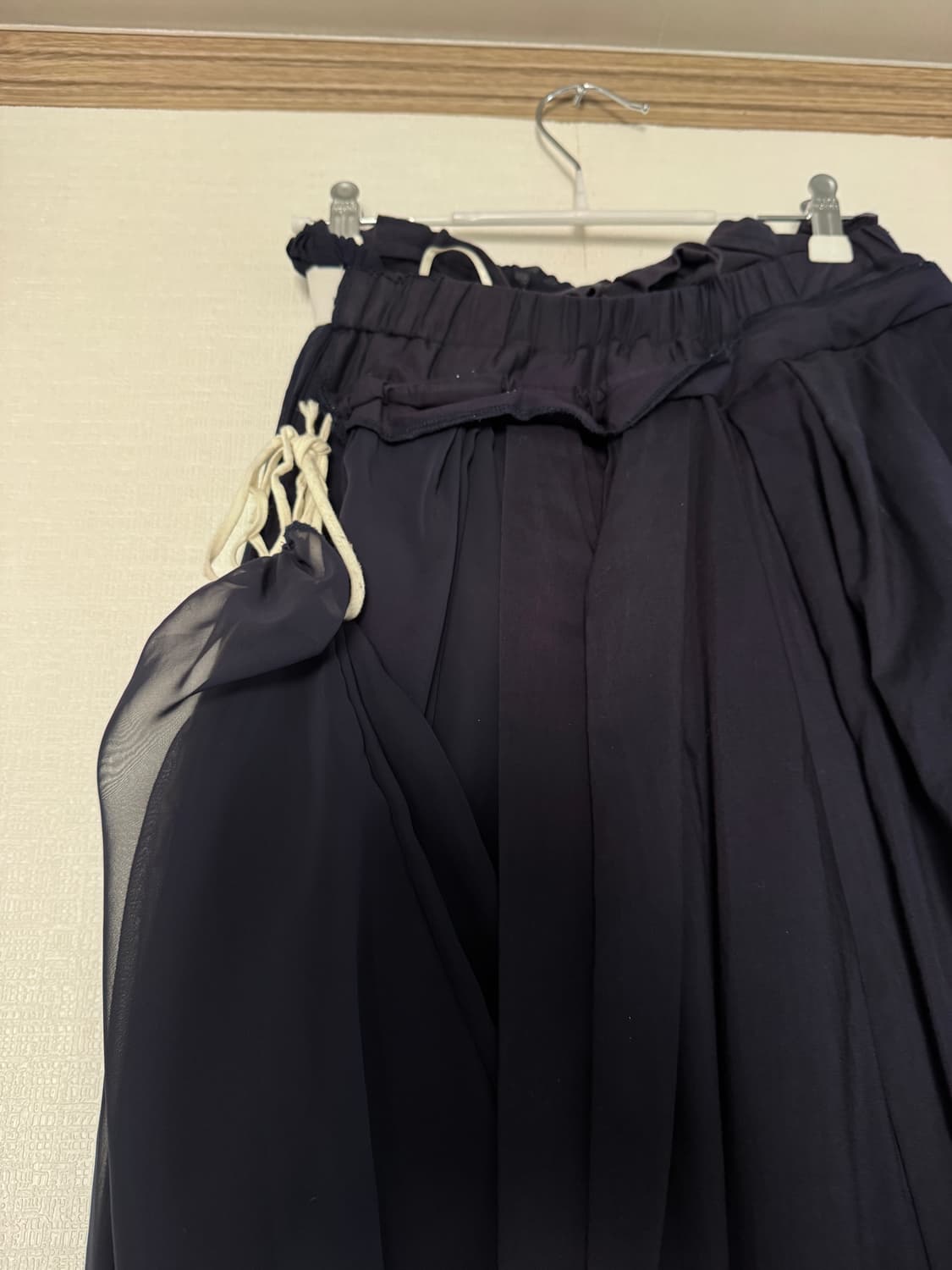 꼼데가르송 네이비 언발 레이어드 스커트 상품이미지6