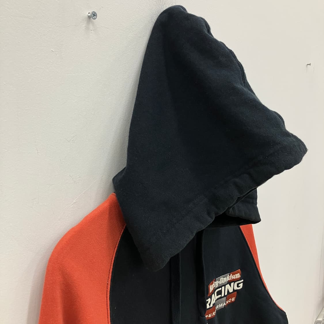 할리데이비슨 빅로고 래글런 후드티 M 상품이미지5