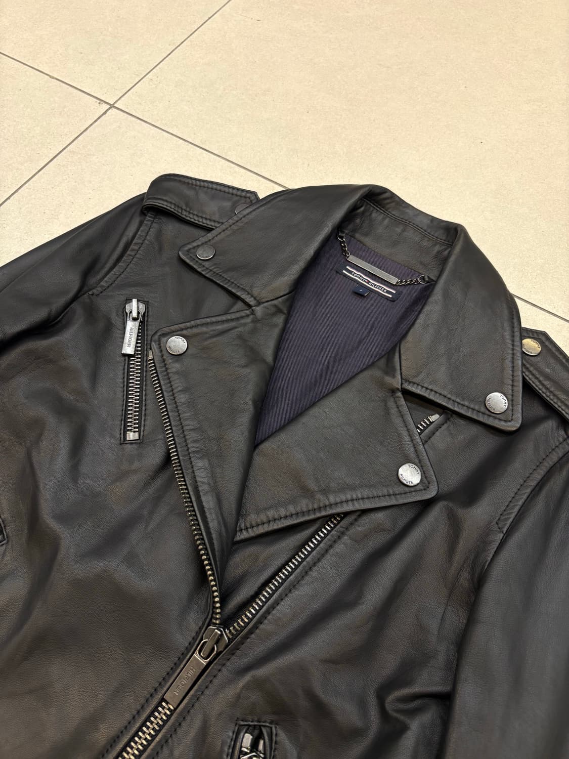 타미힐피거 램스킨 레더자켓 상품이미지4