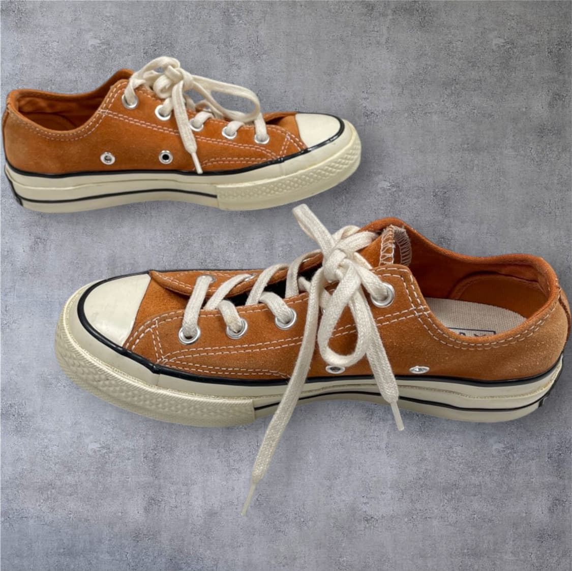 컨버스 Converse 오렌지 스웨이드 척테일러 로우 230 상품이미지3