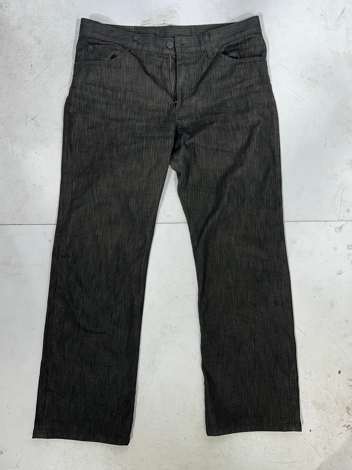 일본 빈티지 브라운 타케오 데님 팬츠  상품이미지4