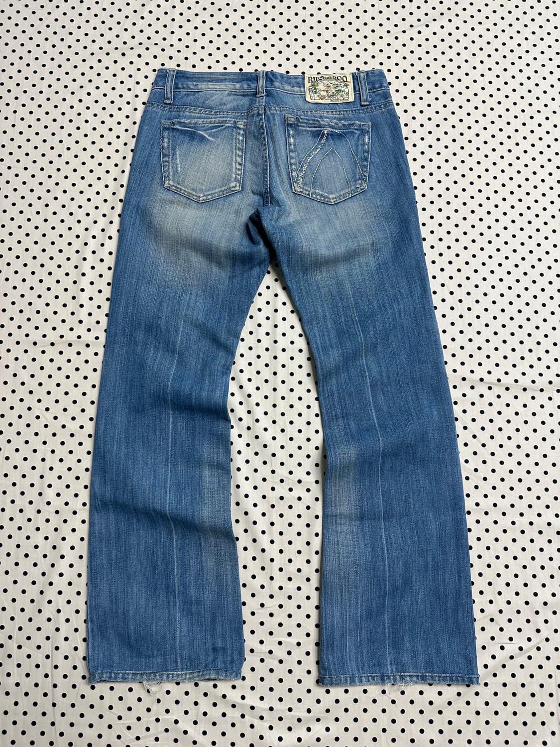 버커루 부츠컷 데님팬츠 y2k 펑크 상품이미지4