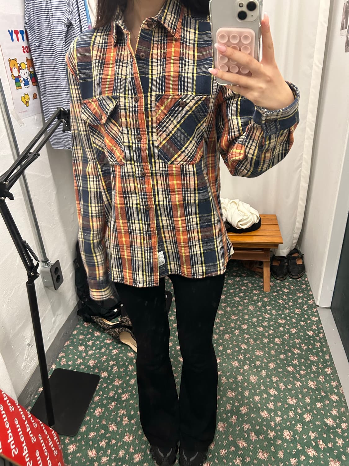 드님 denime gear jpn plaid shirt 상품이미지4