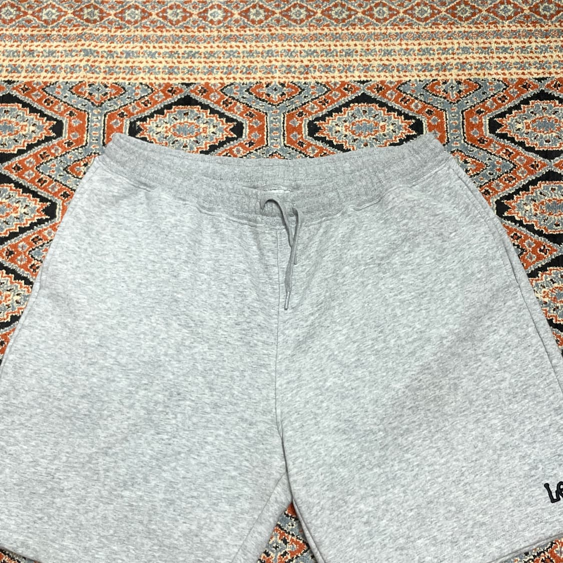 리 스몰로고 그레이 5부 반바지 남성XL 상품이미지4