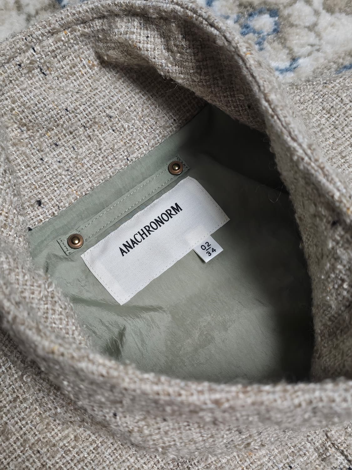 [2] ANACHRONORM 아나크로놈 트위드 드리즐러 자켓 상품이미지5