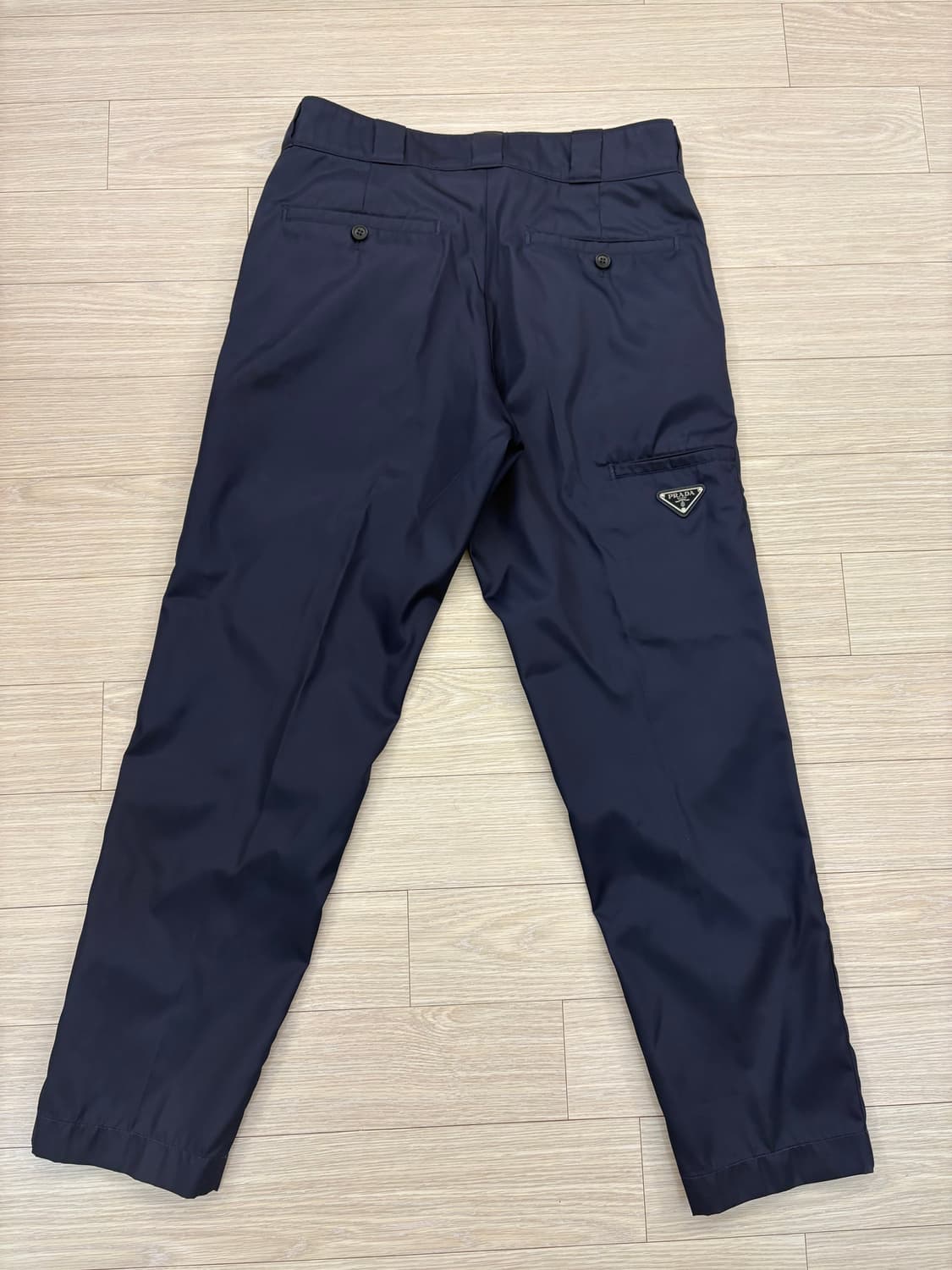 프라다  나일론 삼각로고 트라우저 네이비 46사이즈 SPG75 상품이미지2