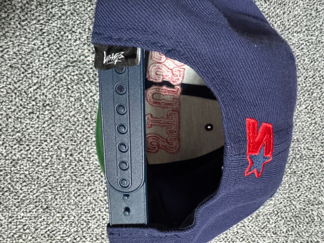 스투시X스타터 콜라보 빈티지 스냅백 모자 상품이미지5