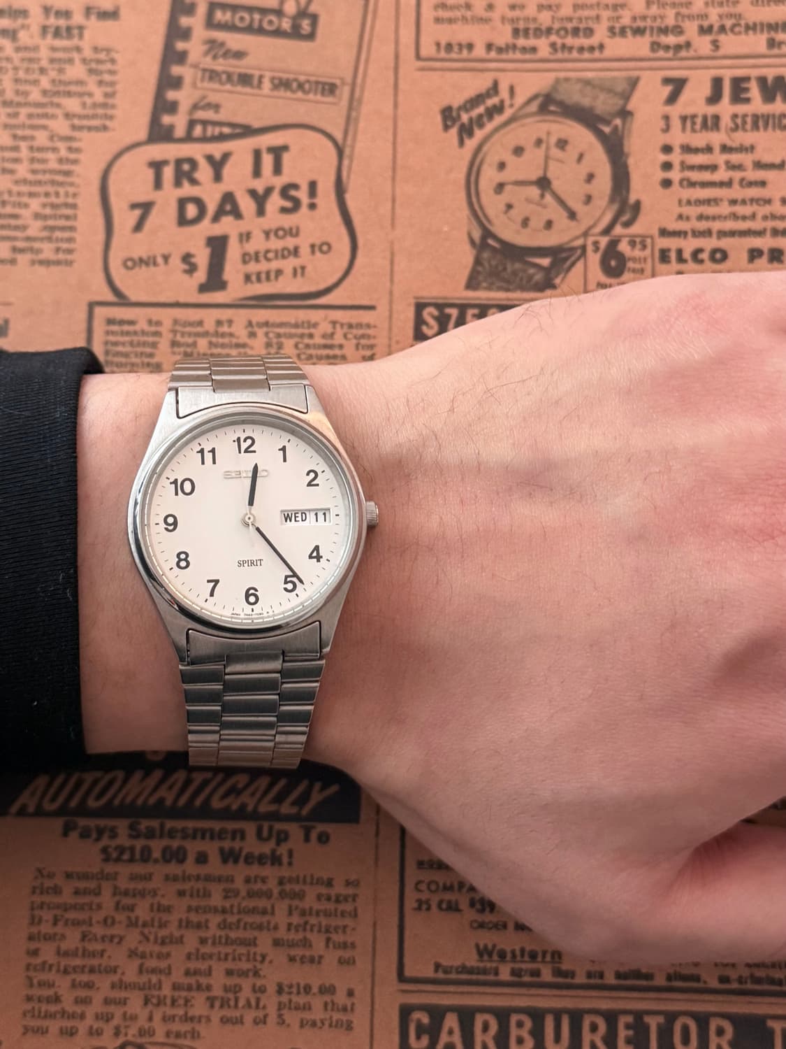 세이코 Seiko 쿼츠 SPRIT 아라빅 상품이미지4