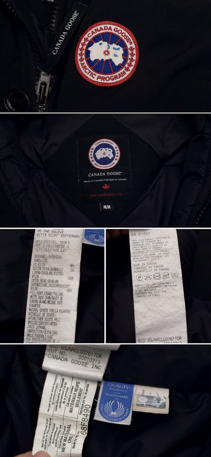 캐나다구스 샤토 헤비다운 패딩 파카 블랙 (M / 100+) 상품이미지10