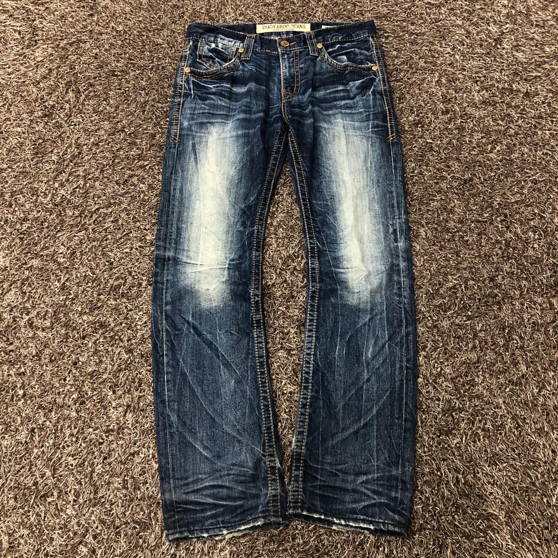 버커루 워싱 데님 팬츠 상품이미지1