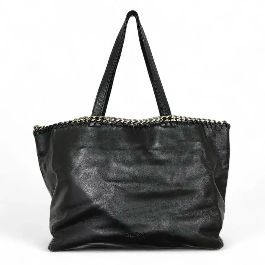 장폴고티에 골드체인 소가죽 토트백 y2k 상품이미지1