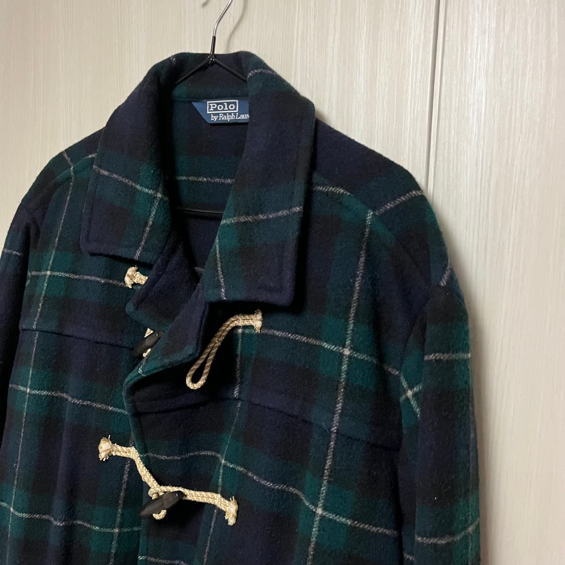 00's tartan check duffle coat  상품이미지2