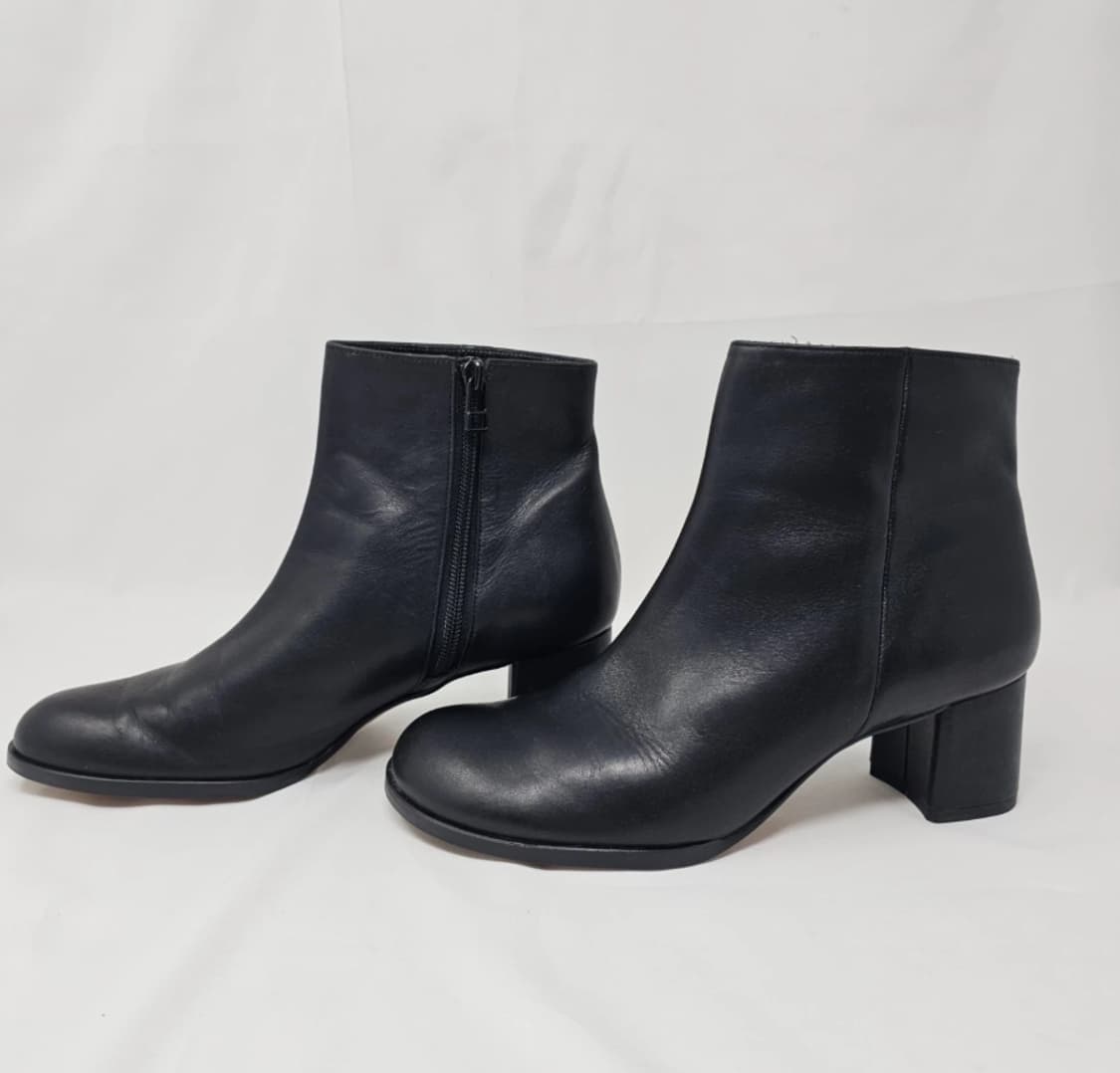 랑방 LANVIN 여성 블랙 앵클 부츠 240mm 상품이미지2