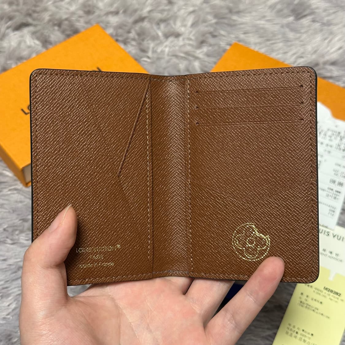 [미사용/새상품] 루이비통 모노그램 초콜릿 오거나이저 카드지갑 상품이미지3