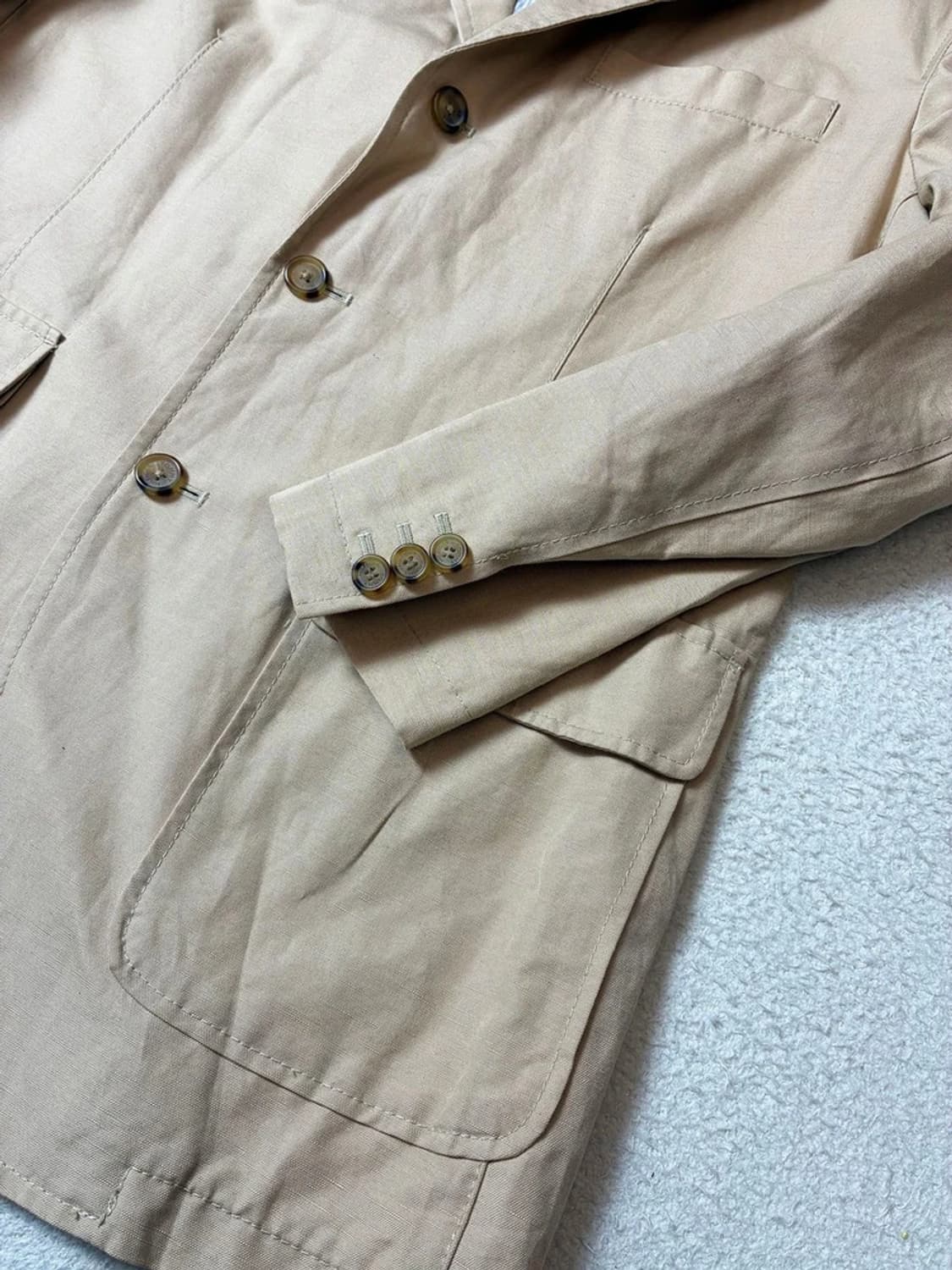 타미힐피거 00's 코튼 린넨 블레이저 자켓 PN7363 상품이미지4