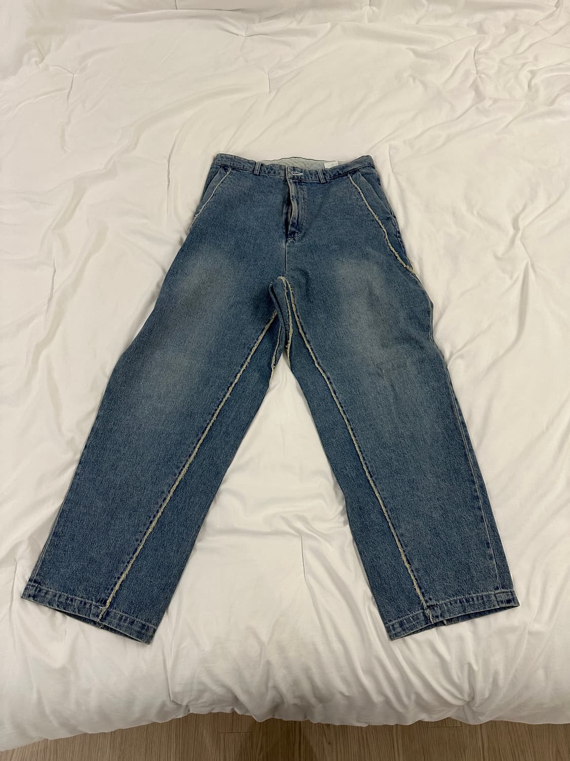 르마드 로우컷 데님팬츠 상품이미지3