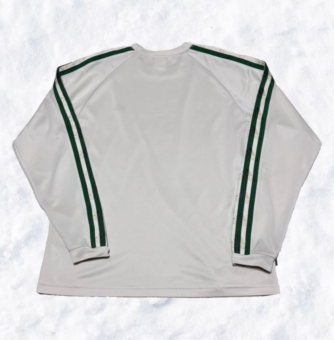 아디다스 일본 베이지 그린 긴팔 상품이미지3