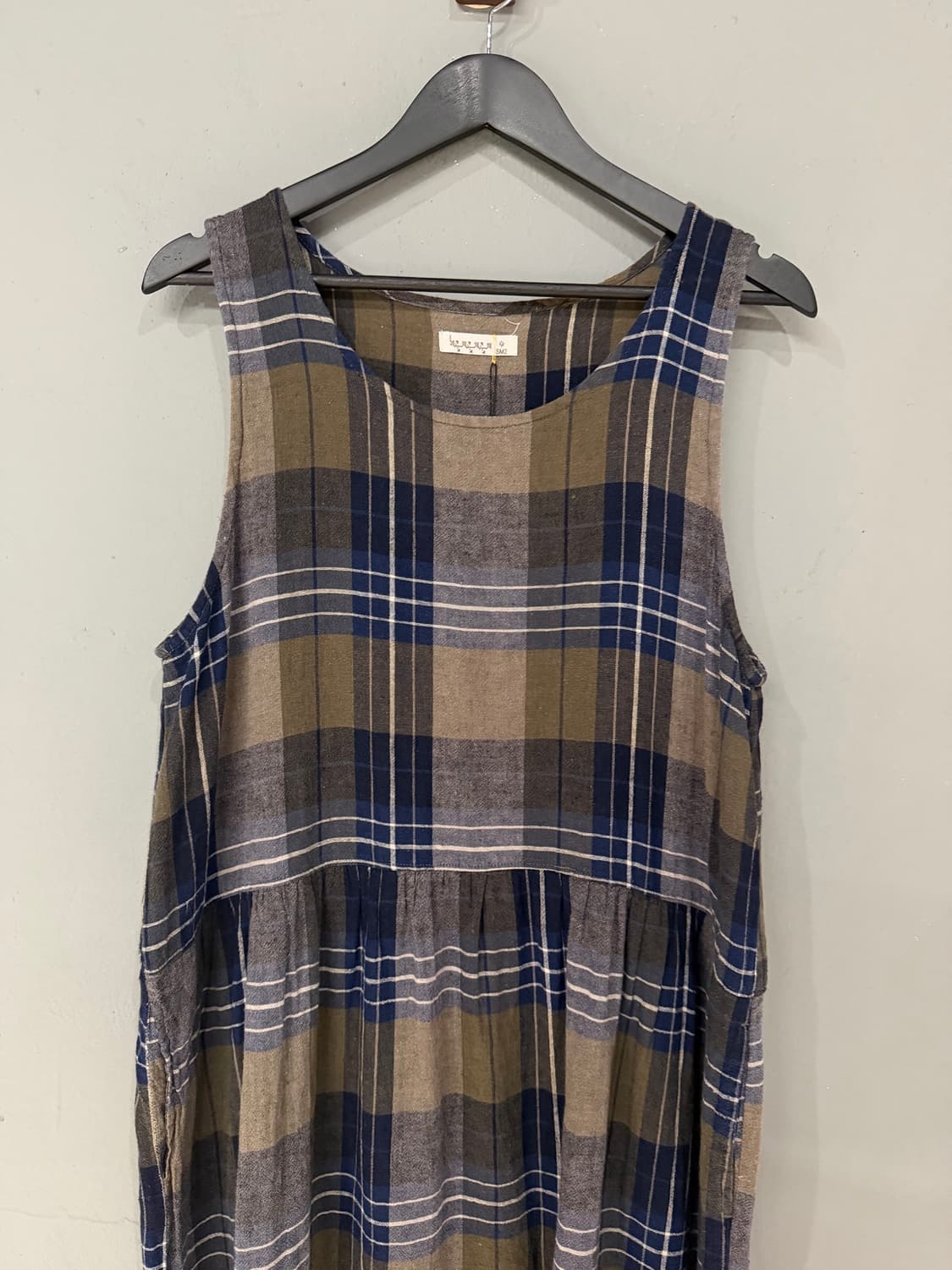 nerd check pattern one-piece 상품이미지7