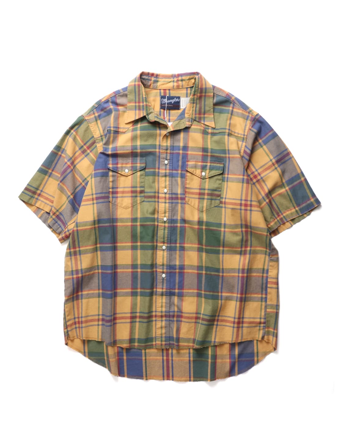 Wrangler Western Check Half Shirt 상품이미지2
