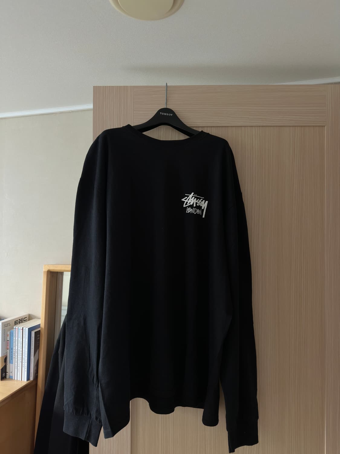 stussy london long-sleeve black 상품이미지1