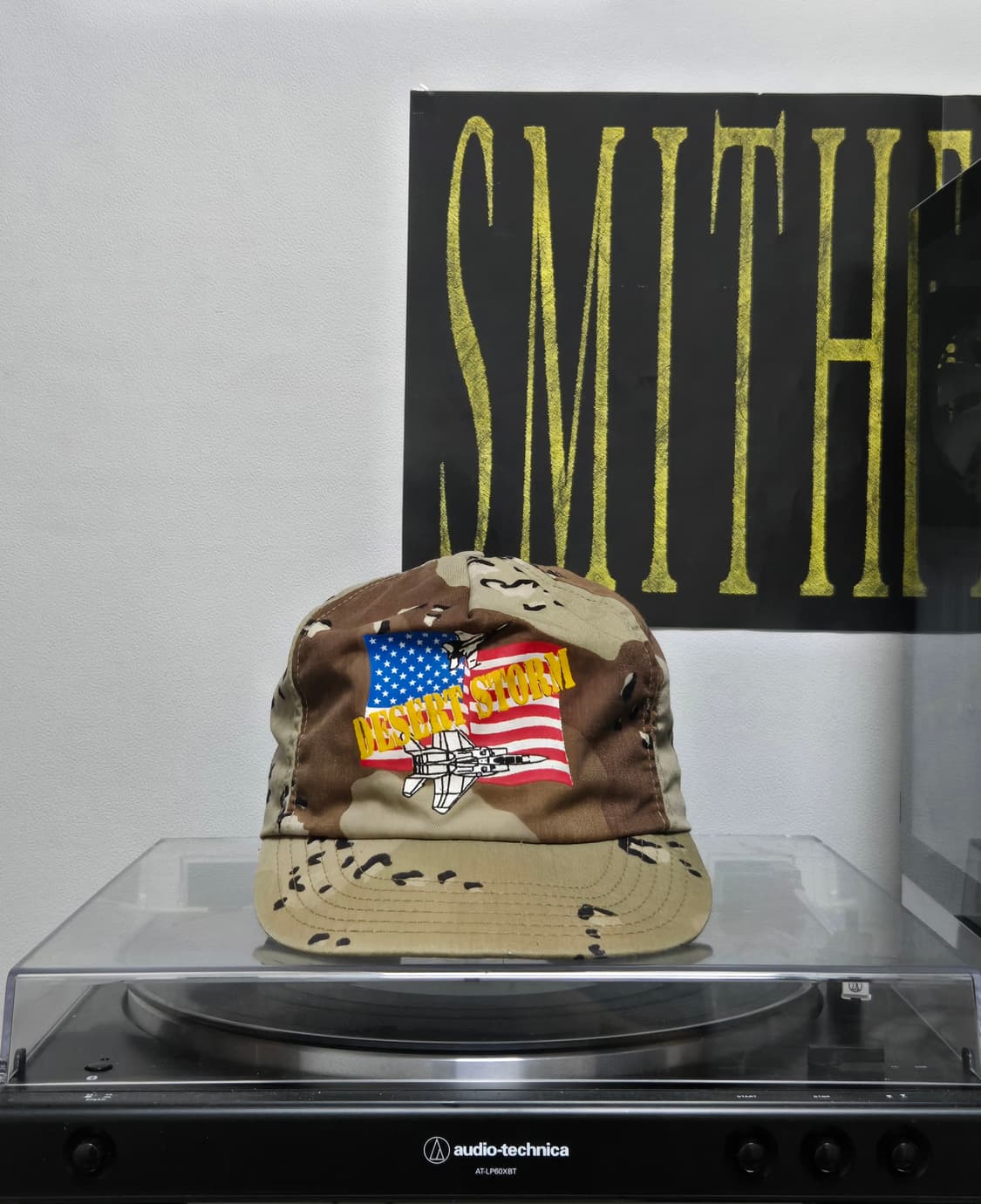 90s Desert Storm Army Camo Trucker Hat  상품이미지1
