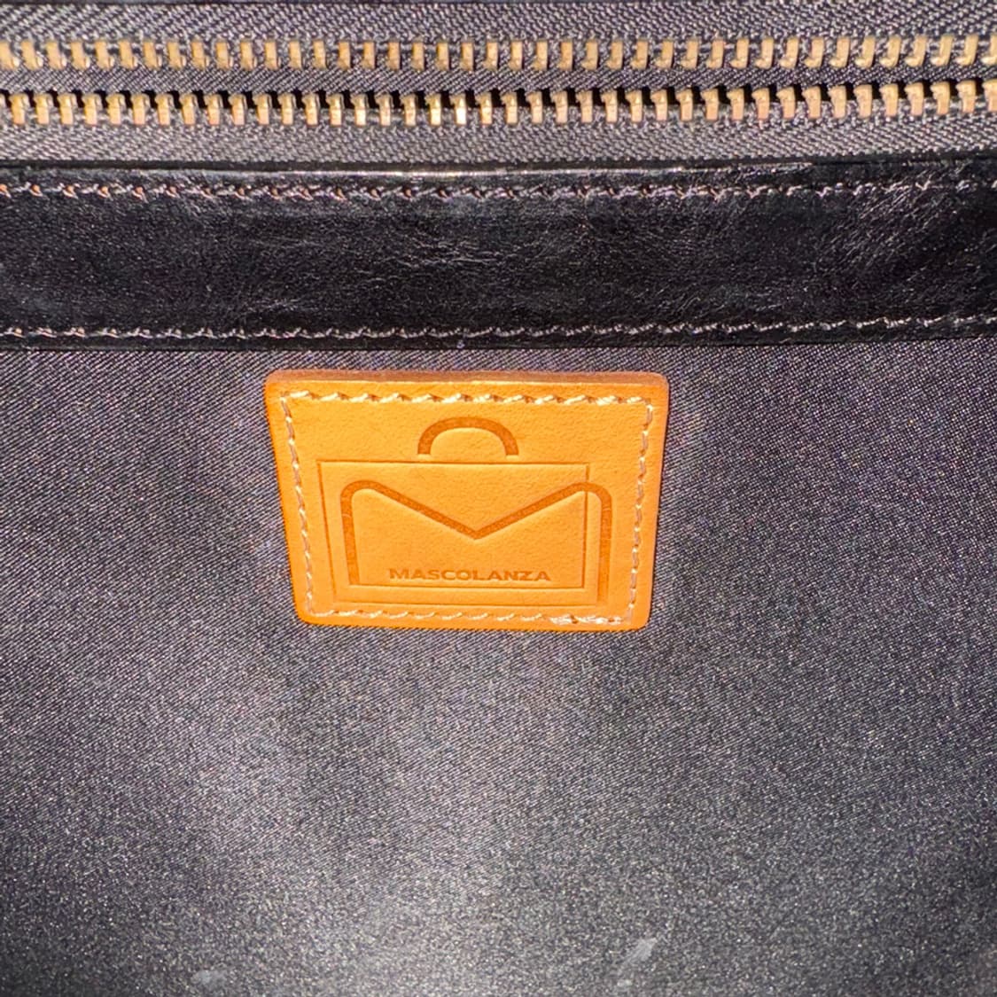Mascolanza Black Leather Brief Bag 상품이미지7