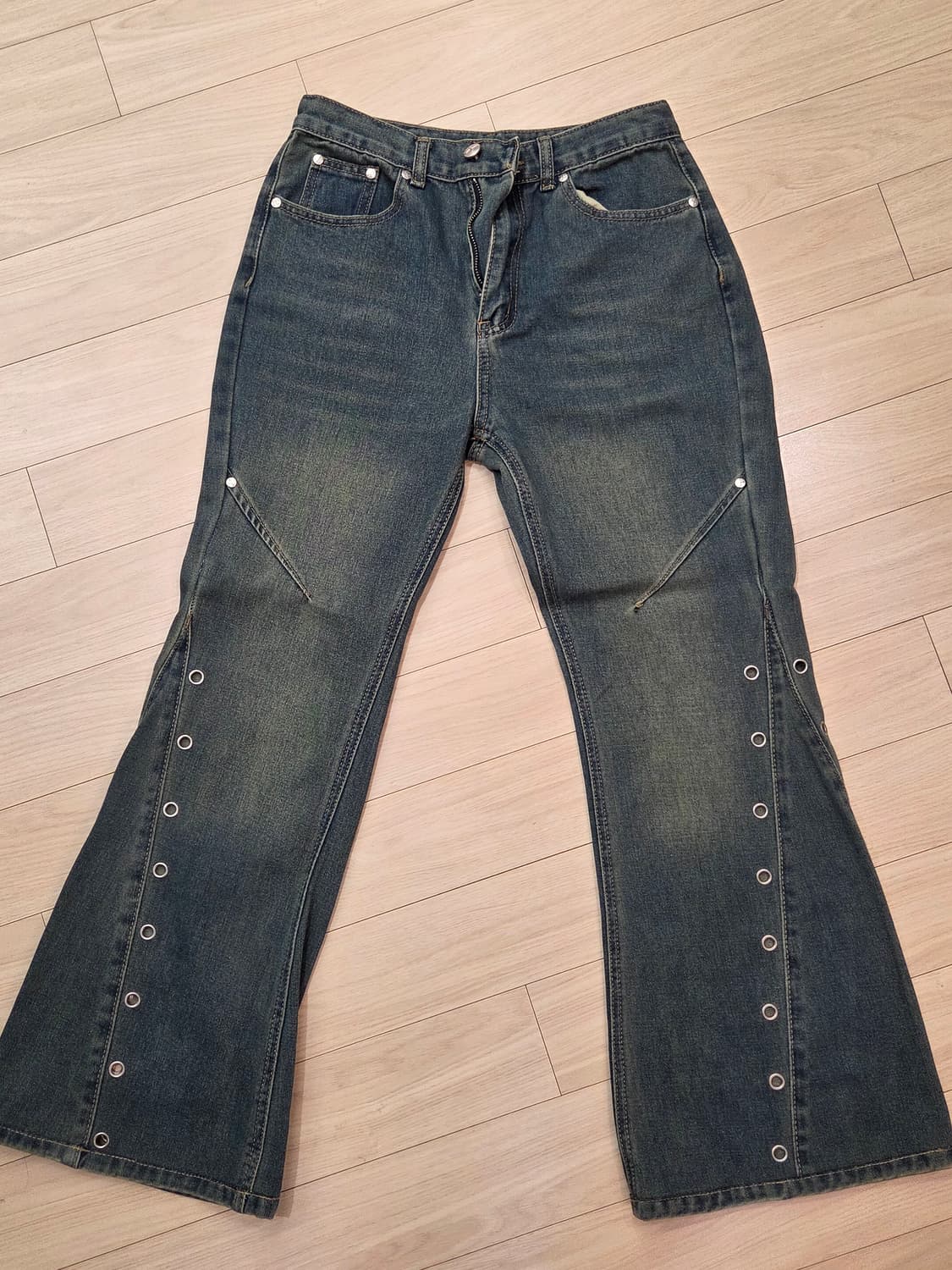 낫포너드 아일렛 데님 부츠컷 팬츠 상품이미지2