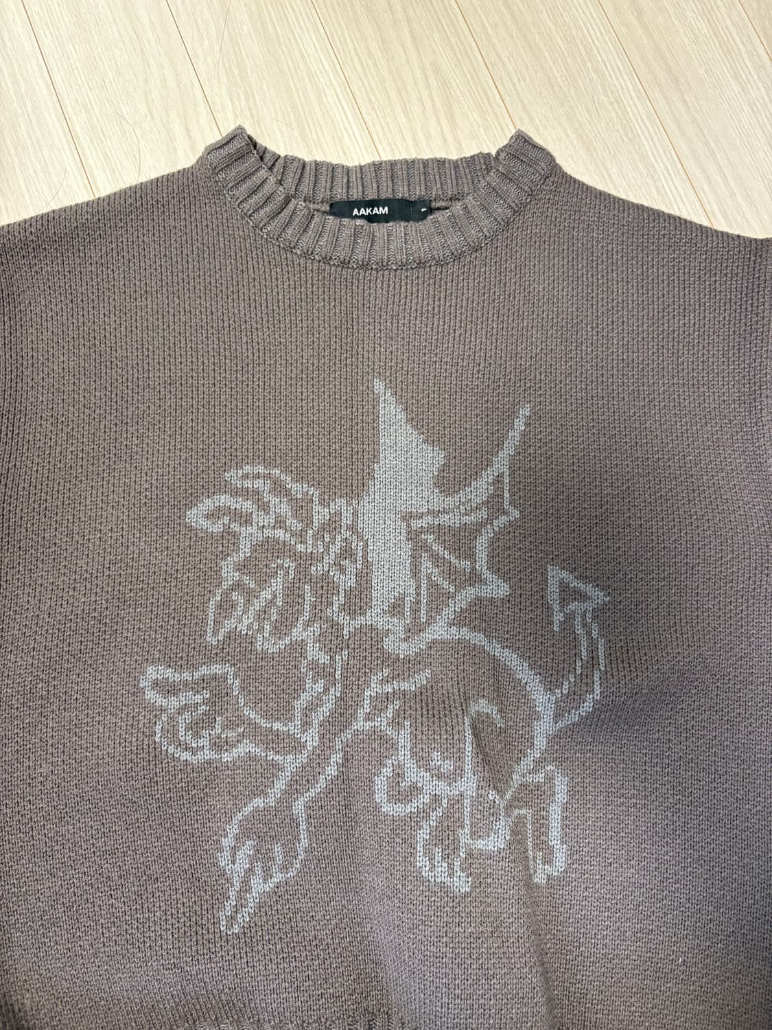 아캄 devil jaquard knit size 1 상품이미지2