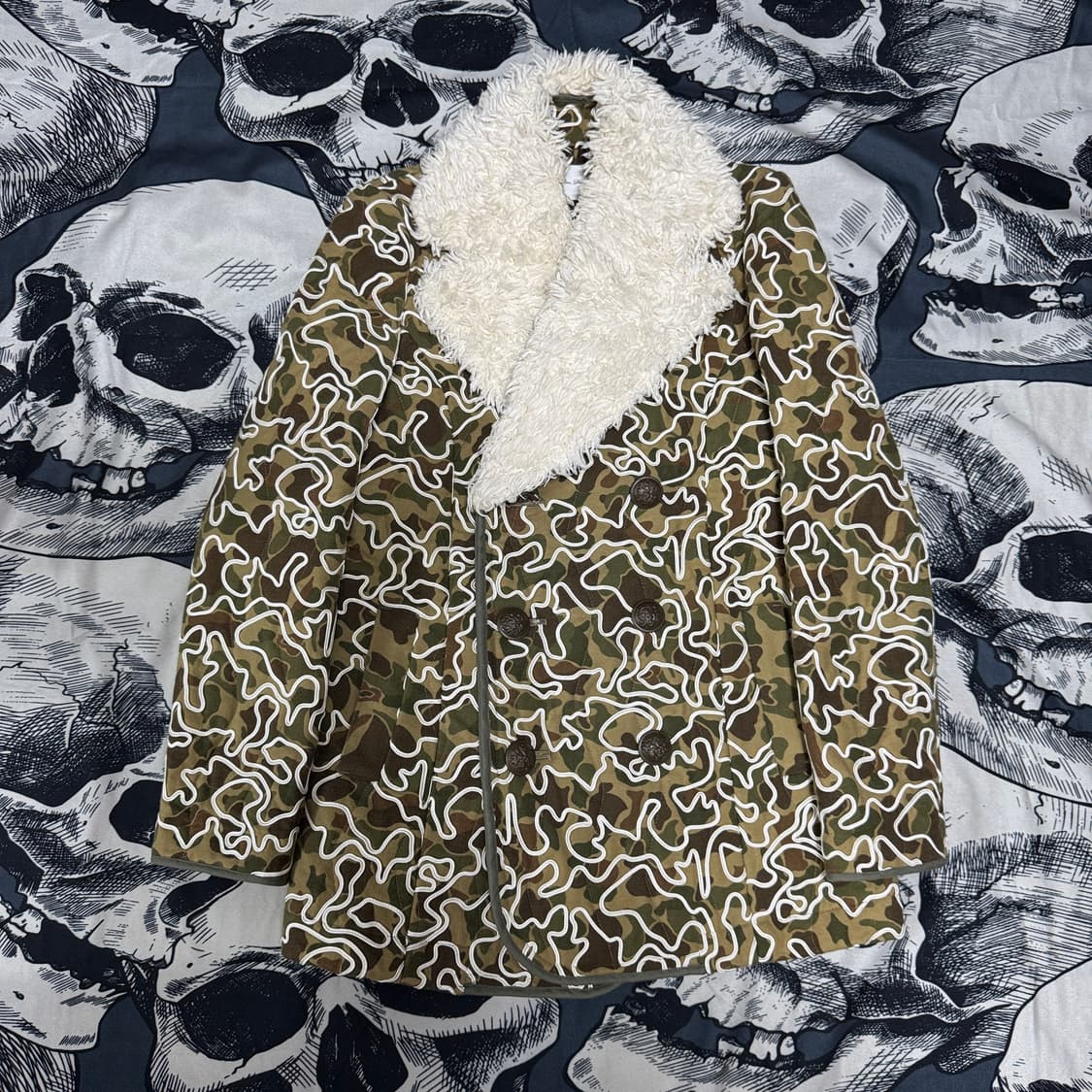 줄리앙데이비드 퍼시어링 카모자켓 여성 S사이즈 상품이미지1