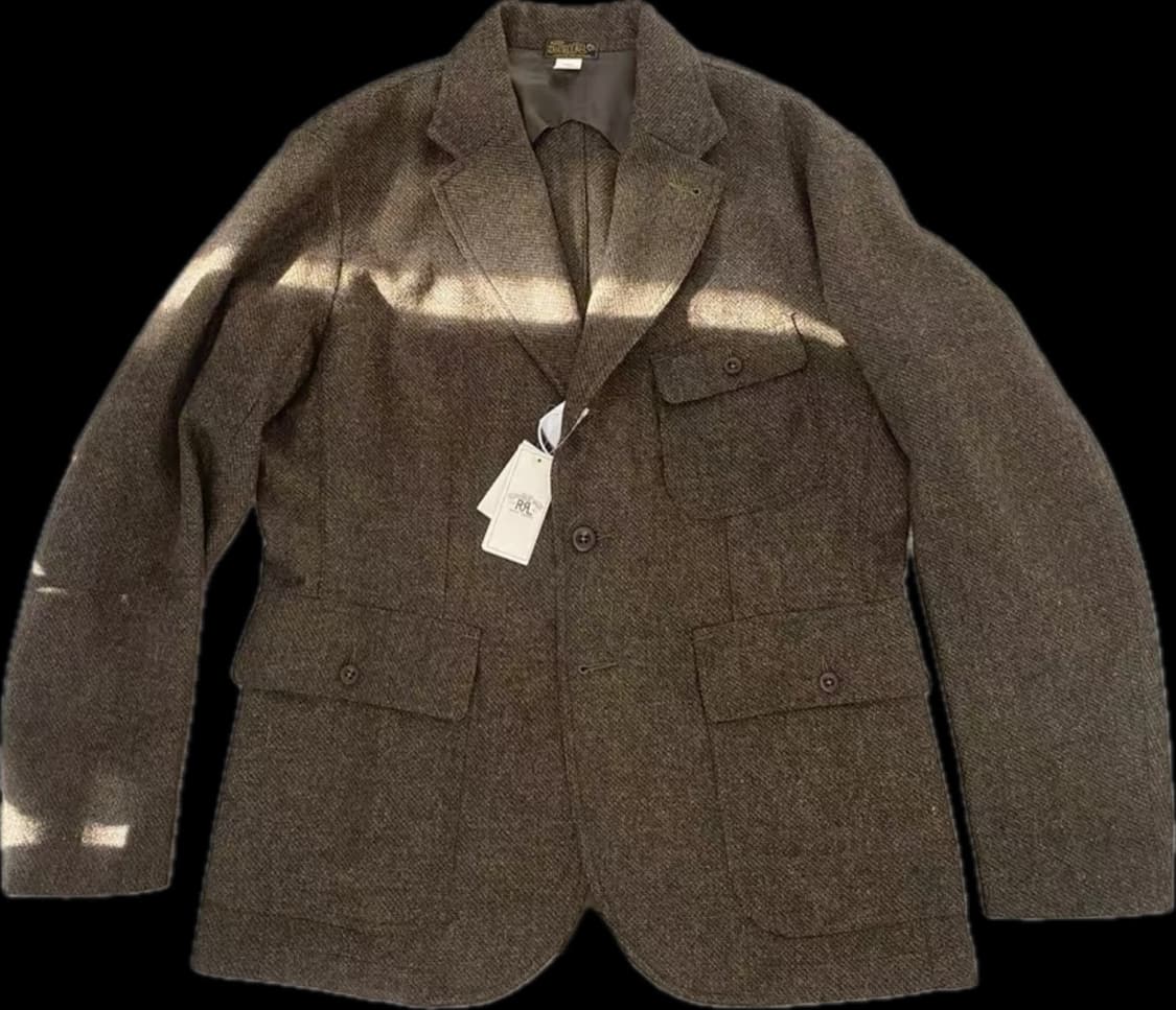 rrl 언컨스트럭티드 울 블렌드 스포츠 코트 L 상품이미지2