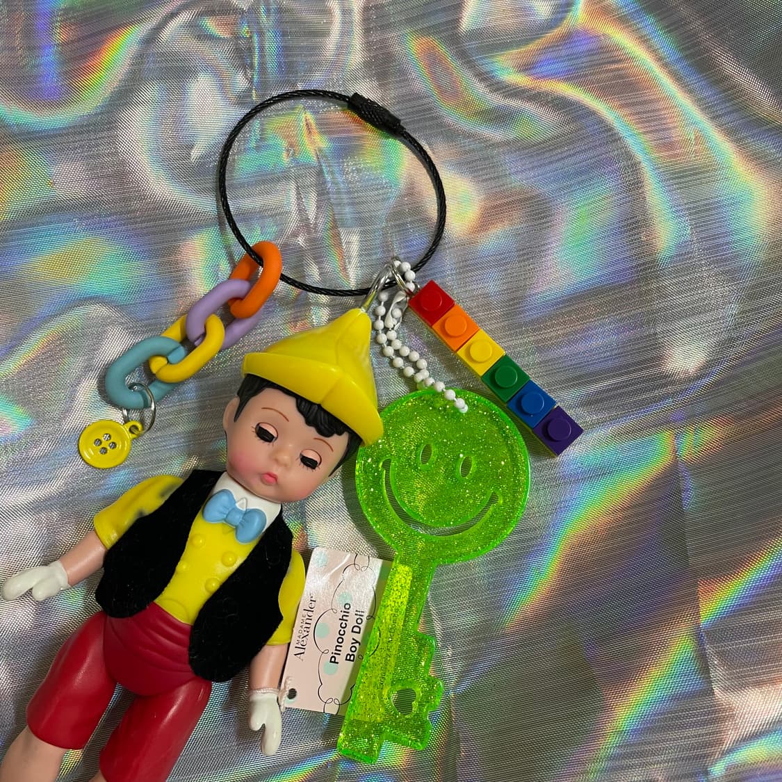 빈티지 피노키오 맥마담 인형키링 상품이미지3