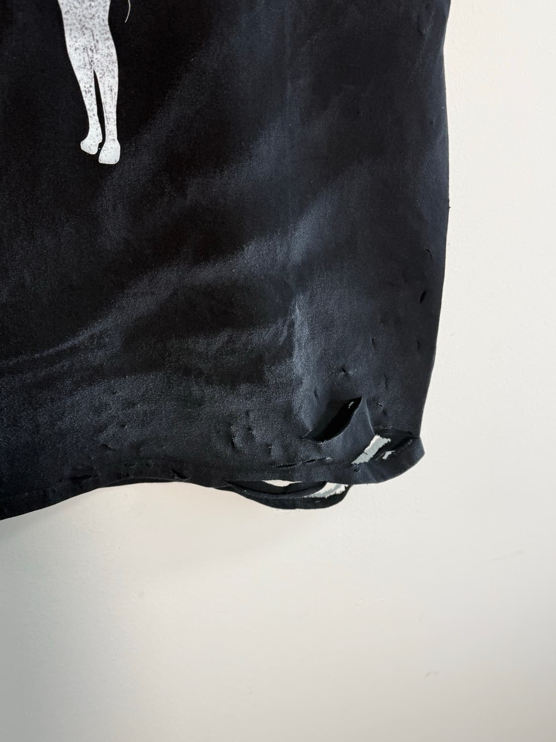 NIRVANA vintage distressed washing shirt 상품이미지3