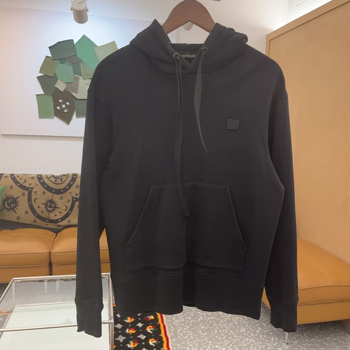 아크네스튜디오 페리스 페이스 약기모 후드티 XS C07778 상품이미지3