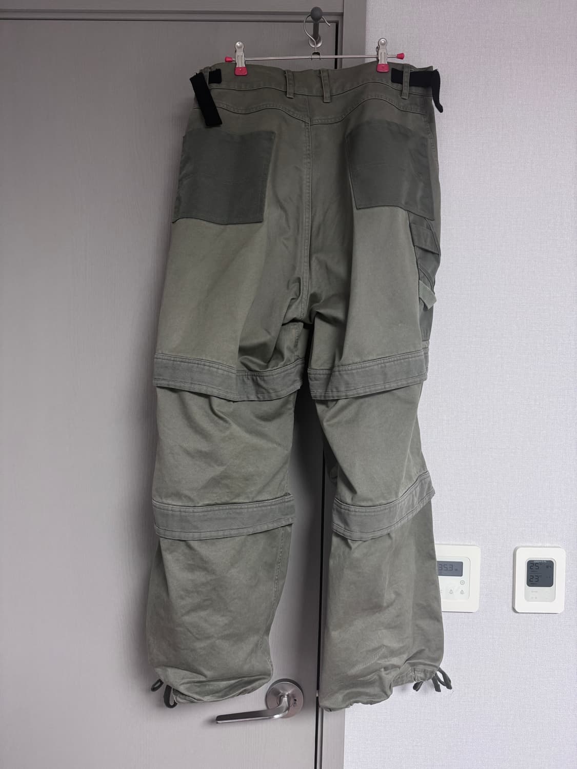 [2] 파프롬왓 레이어드 워크팬츠 올리브 상품이미지3