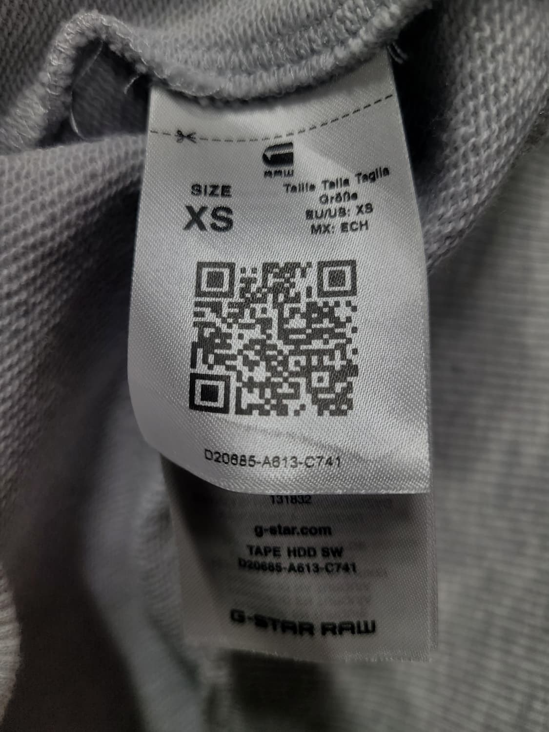 G-STAR RAW Unisex Tape Hooded Sweater 상품이미지7