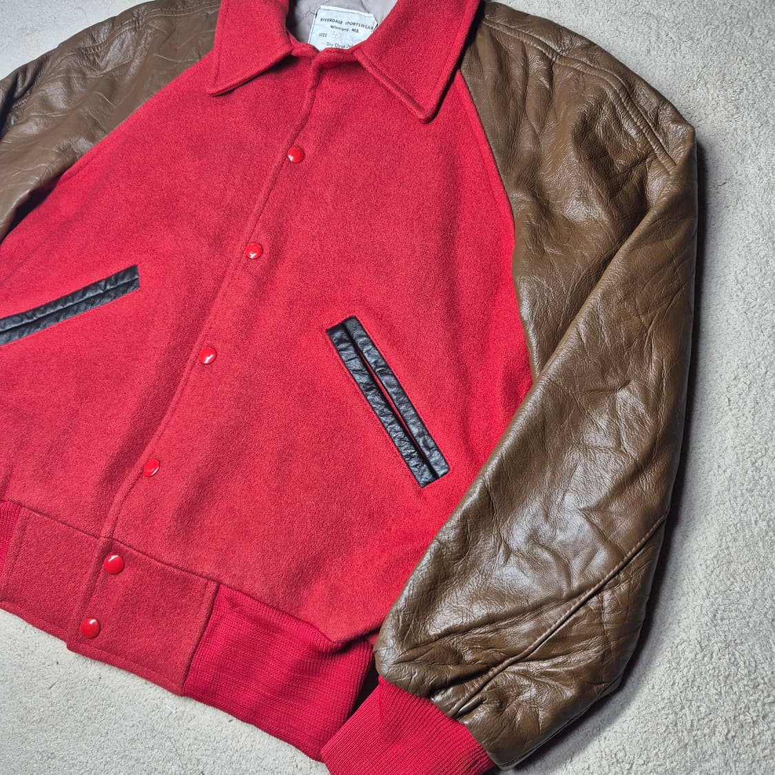 빈티지 바시티 자켓 상품이미지3