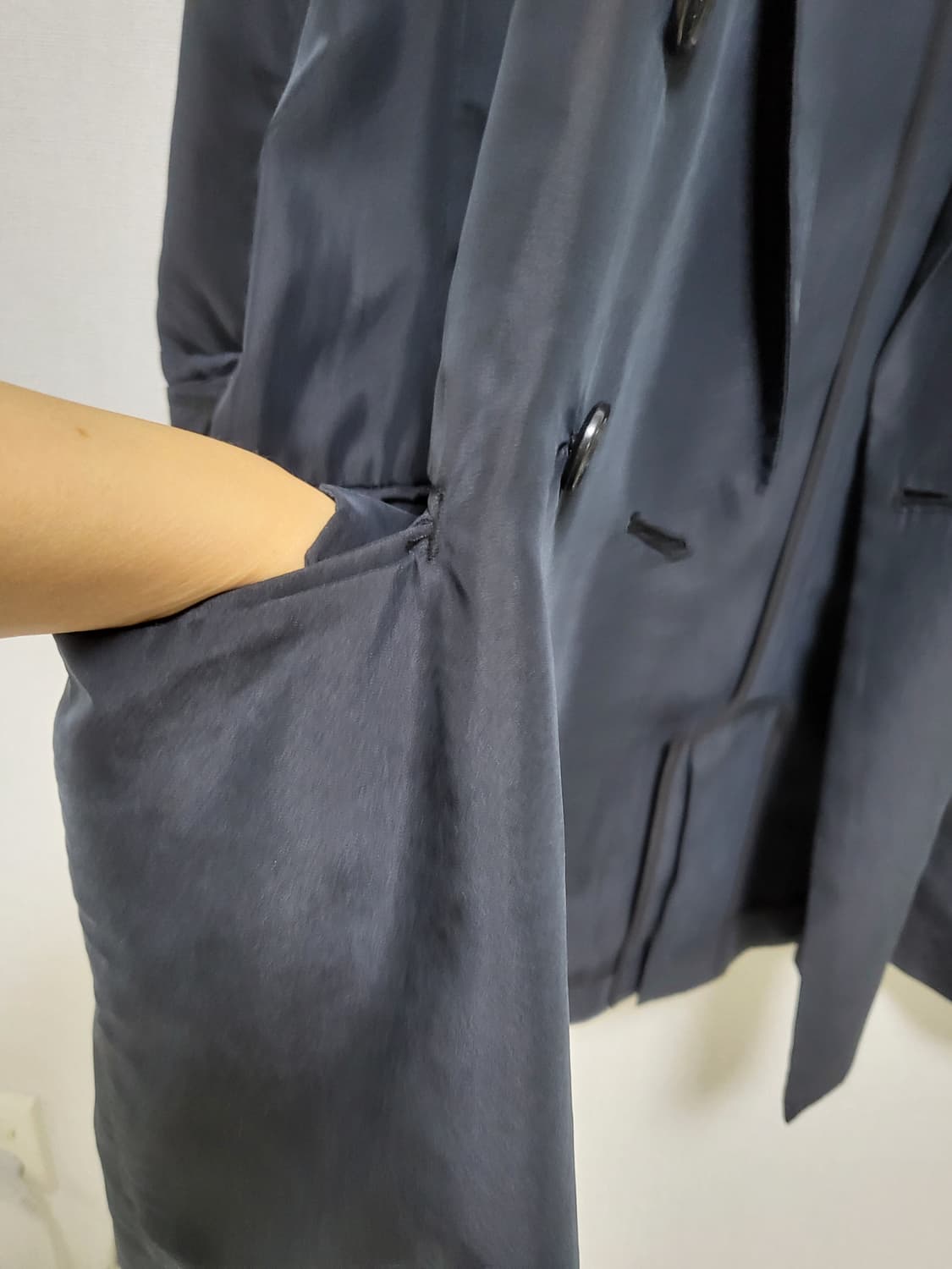 Flammeum 일본브랜드 실키한 오버사이즈 자켓 상품이미지9