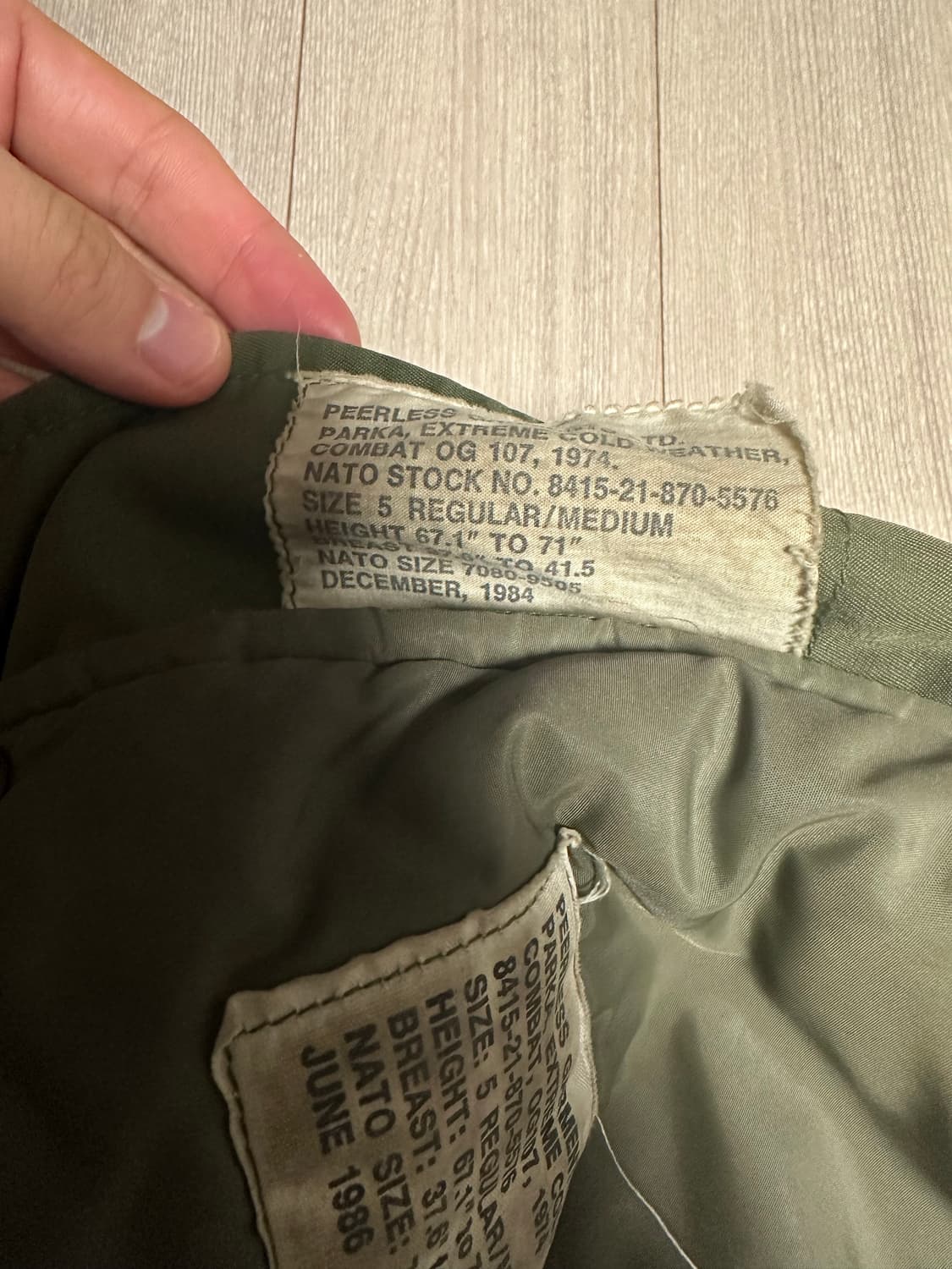 캐나다군 파카 상품이미지3