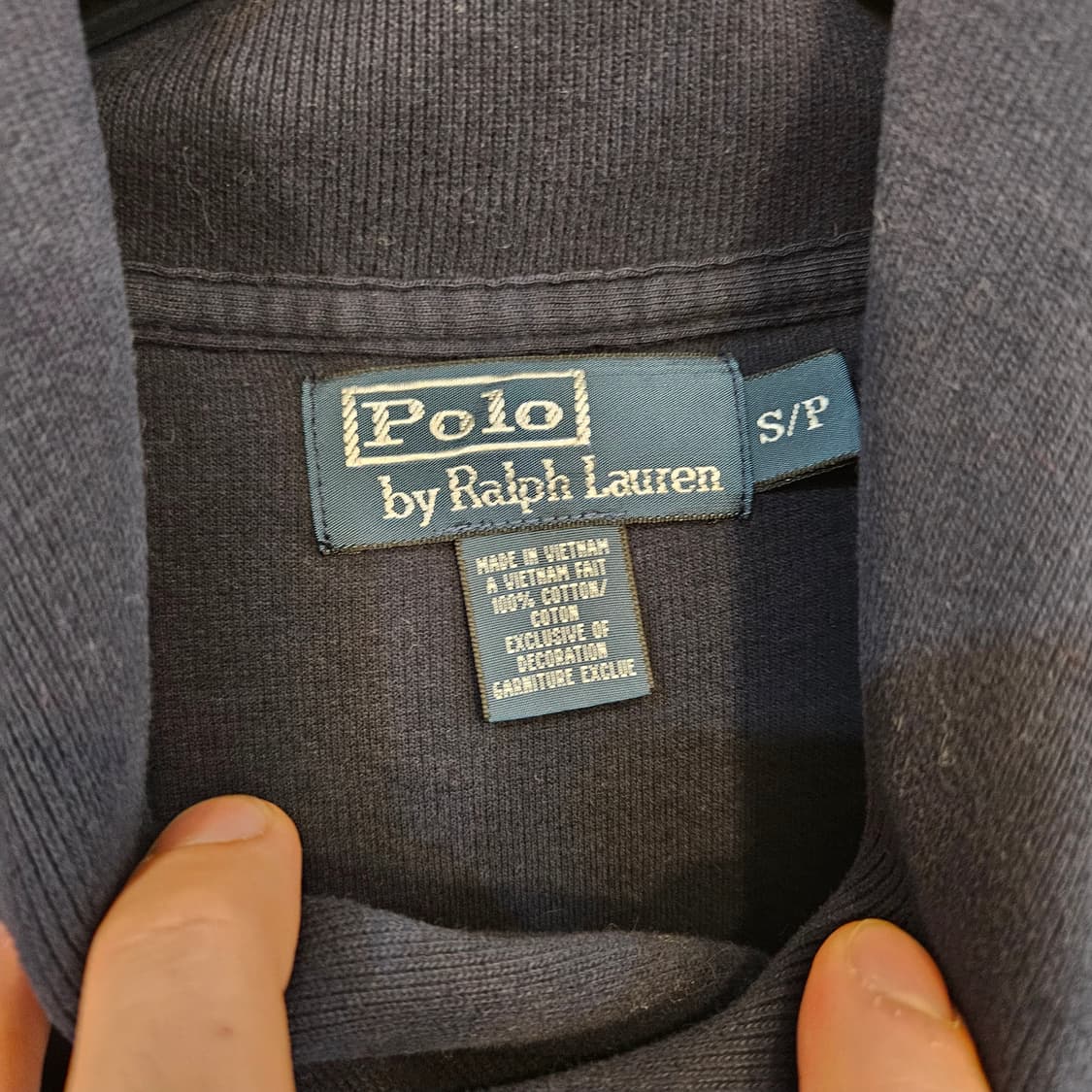 90(S) 폴로 랄프로렌 숄카라 스웨터 상품이미지4