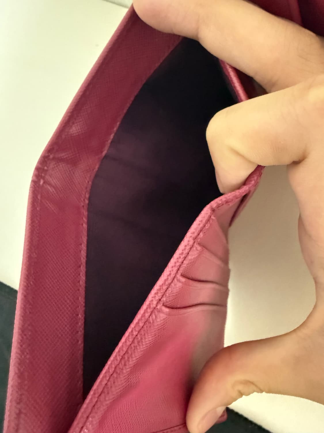 프라다 사파이어 정품 3단지갑 상품이미지5