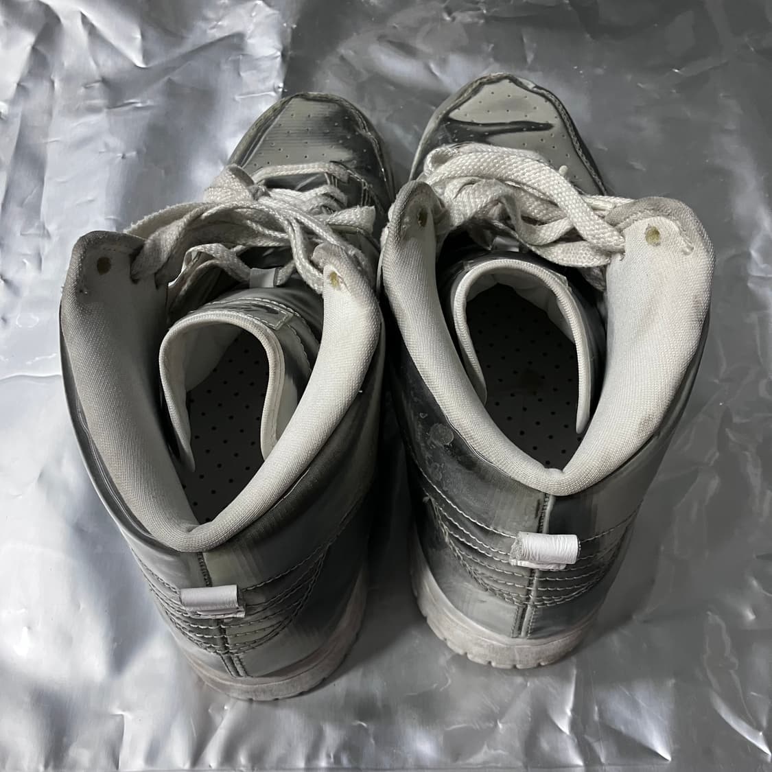 나이키덩크 하이 silver 상품이미지3