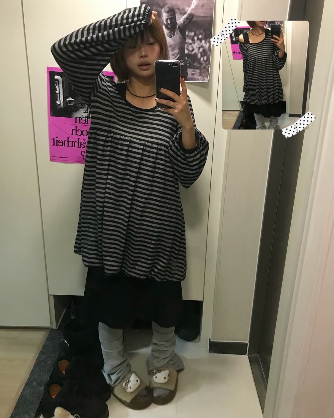 𖤐블랙 폼폼 소녀 코디 Set  𖤐 상품이미지4