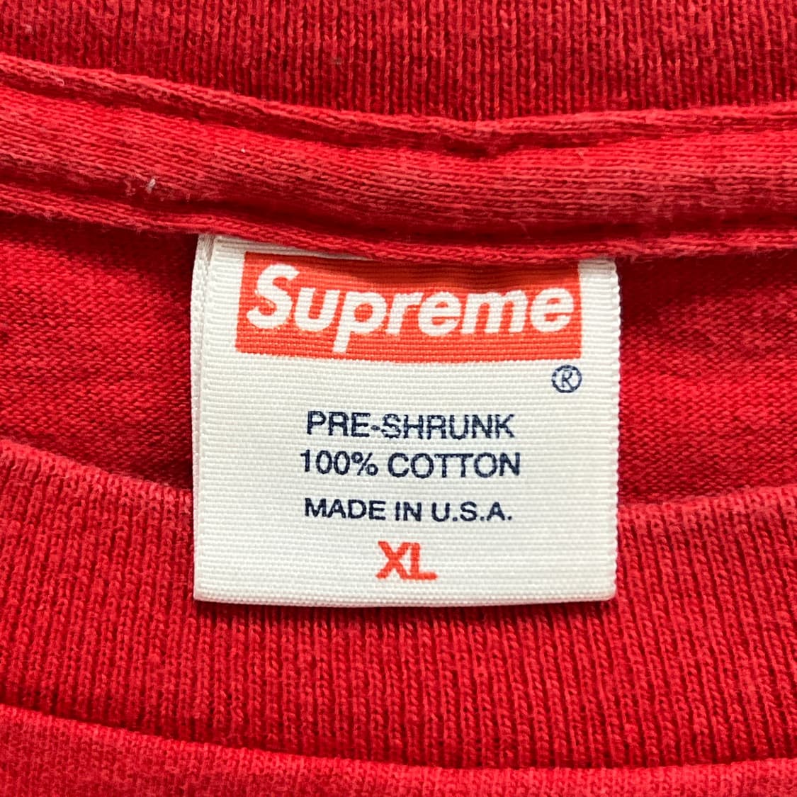 슈프림 08AW Charles Bronson 티셔츠 레드 상품이미지6