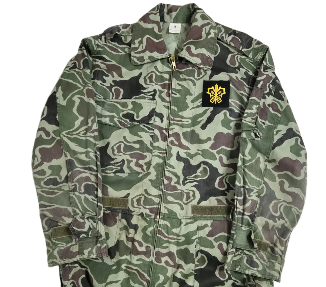 육군 구형 충정무늬 전차병 특수복 오버롤 기갑복 전투복 오버롤 (S) 상품이미지6