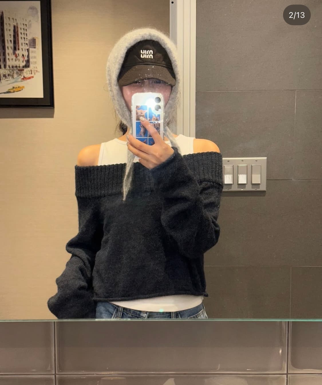 바이무드 Crew Neck Sleeveless [ivory] 상품이미지3