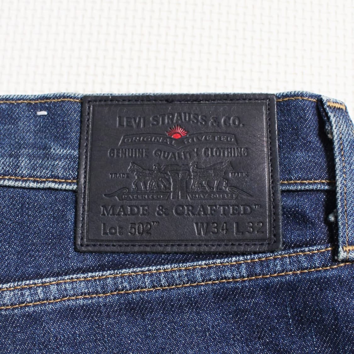 Levi’s Made&Crafted 502 테이퍼드 일본판 다크 인디고 상품이미지5