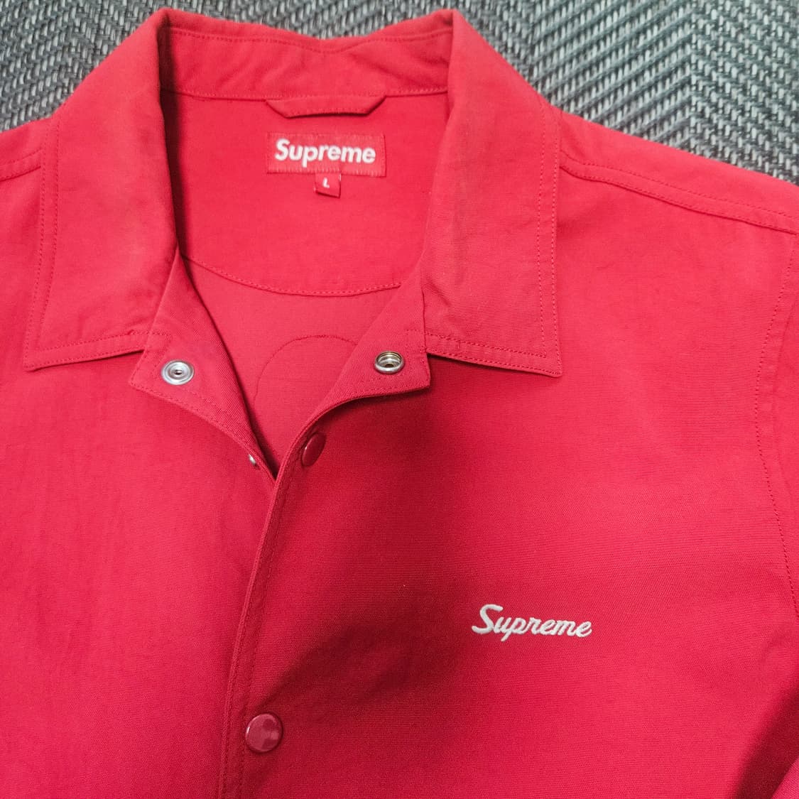 슈프림 패치 코치자켓 L 상품이미지3