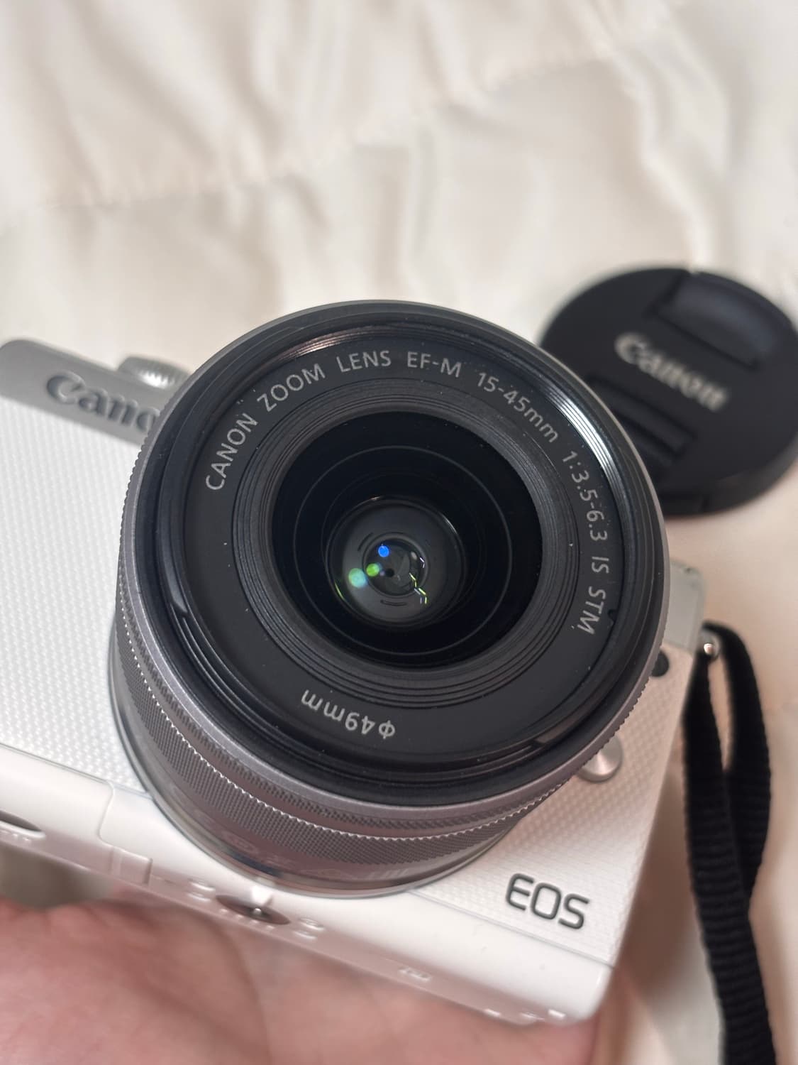 캐논 EOS M100 미러리스 카메라 화이트 상품이미지3